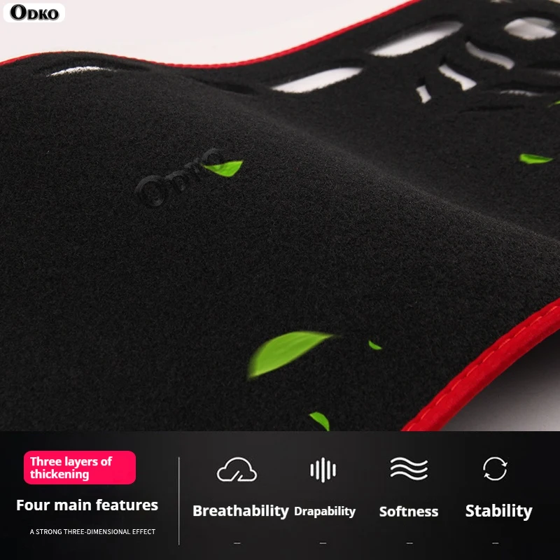 غطاء لوحة سيارة داشمات السجاد كيب لشركة هيونداي I30 كومبي كوبيه I 2007 2008 2009 - 2012 حامي البساط المضادة للأشعة فوق البنفسجية كتلة الشمس راي #5