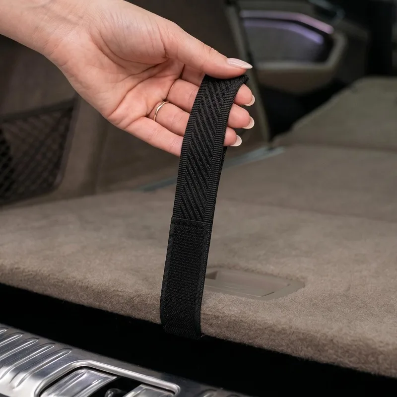 Car Rear Trunk Lid Pull Strap for Tesla Model Y Trunk Drawstring Rope Cargo Cover Opening Handle Pull Cord Interior Accessories