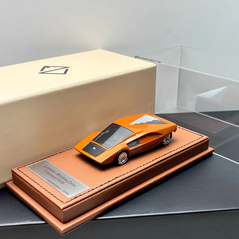Edição limitada 1:43 ENGUP Lancia Stratos Zero conceito carro 1970 modelo de carro de resina estática, decoração colecionável, brinquedo personalizado