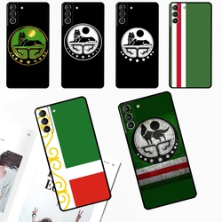 Chechen Flag Cover For Samsung Galaxy S23 Ultra S8 S9 S10 S22 Plus S20 S21 FE Note 10 20 S24 Ultra Case