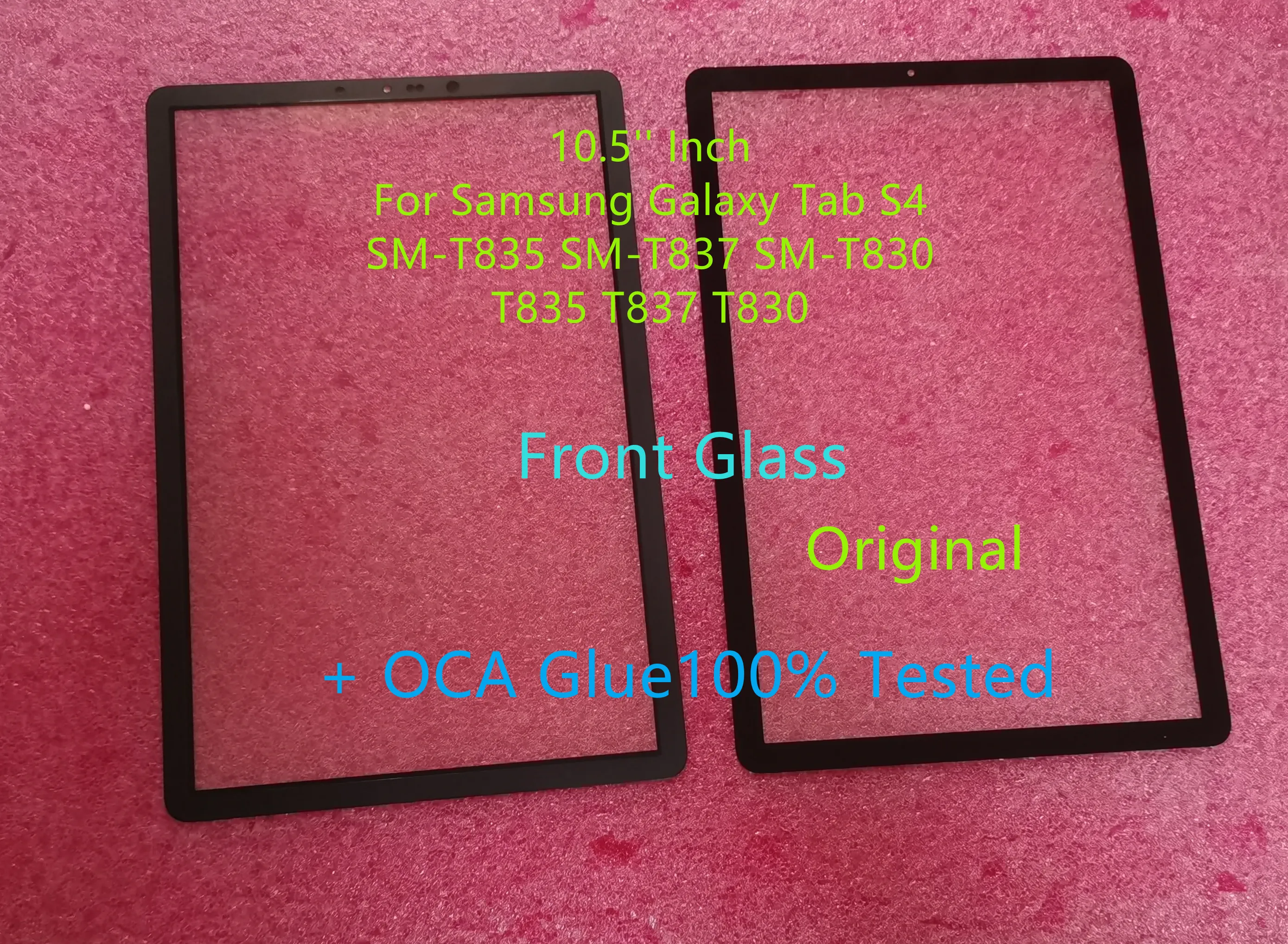 New For Samsung Galaxy Tab S4 T830 SM-T835 SM-T837 SM-T830 T835 T837 Front Glass Touch Screen + OCA Glue 100% Tested