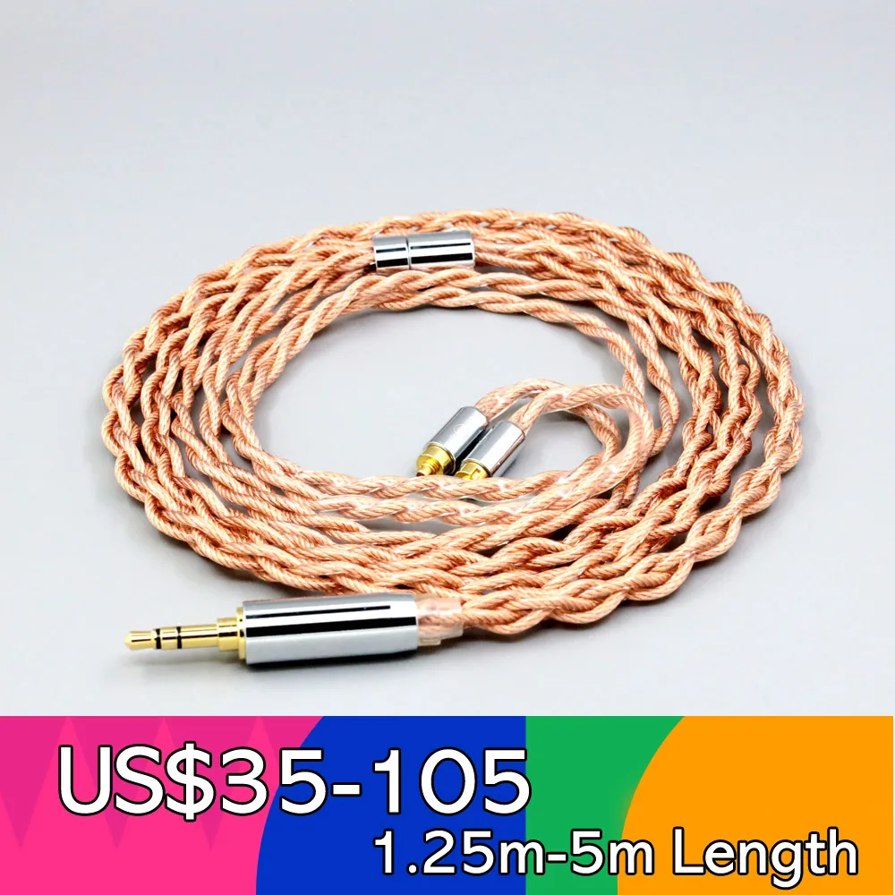 

Graphene 7N OCC Shielding Coaxial Mixed Earphone Cable For Dunu dn-2002 4 core 1.8mm LN007769