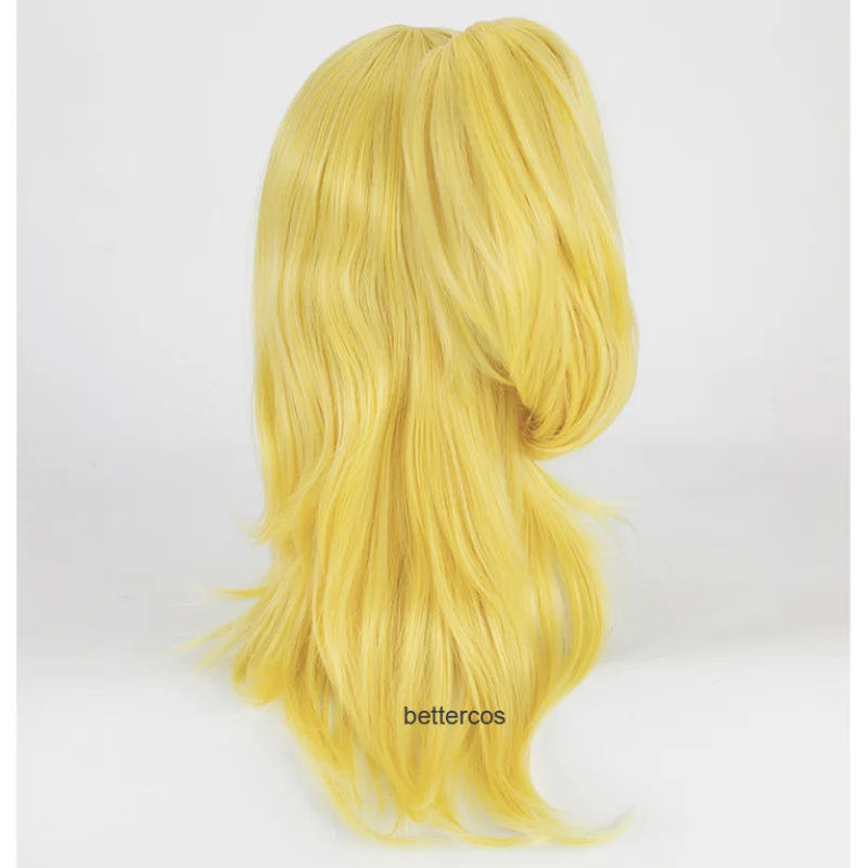 شعر مستعار لوسي هاتفيليا ذيل الجنية بالإضافة إلى شعر مستعار أشقر على شكل ذيل حصان