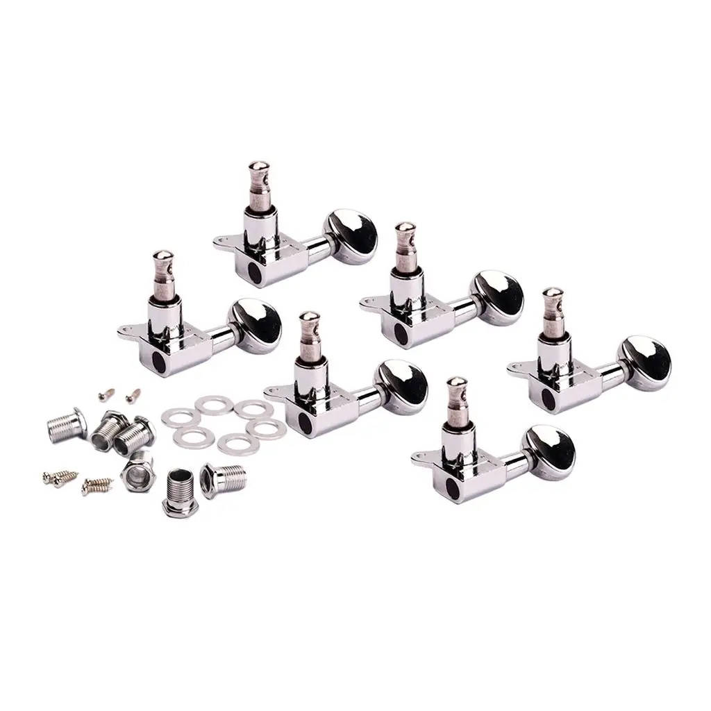 Pegs Knobs Tuning Pegs Machine Head, Chrome, 6R