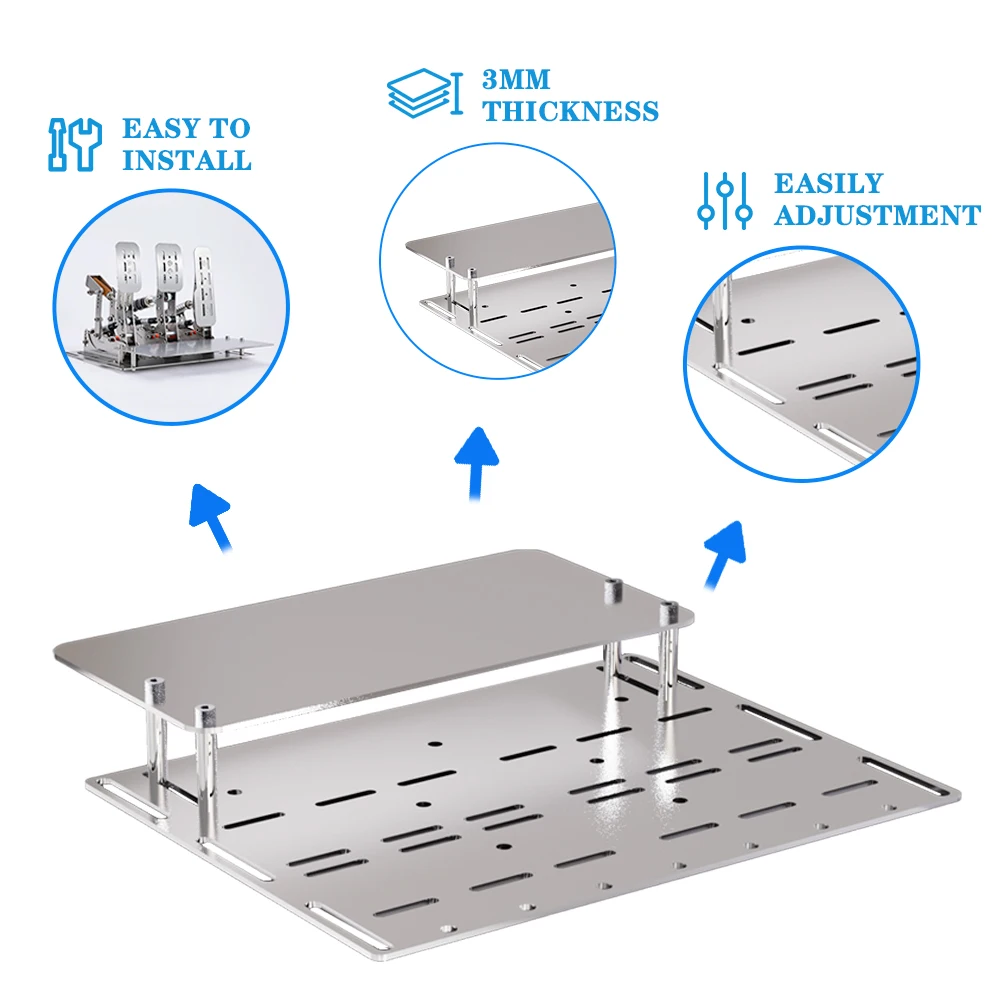 Simjack pedals Simracing pedal Universal Pedal Mount Pedals Base Plate
