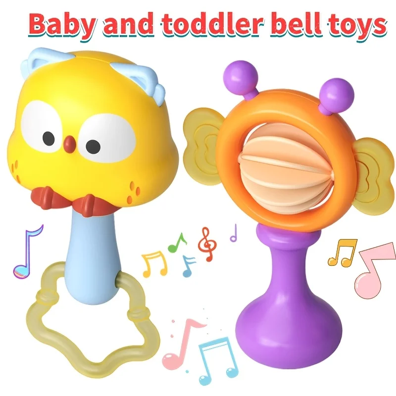 Babyrammelaar klinkend speelgoed |   Duurzaam ABS-materiaal |   Verbetert de fijne motoriek |   Ideaal voor Kerstmis, Halloween, Verjaardagen