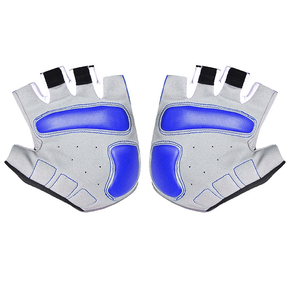 

1Pair Anti-Slip Half Finger Gloves Breathable Lightweight Cycling Gloves for Men Women Biking Driving Hiking