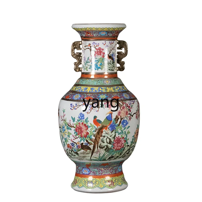 LMM Living Room Entrance Display Cabinet Chinese Style Decorative Collectible Ornament