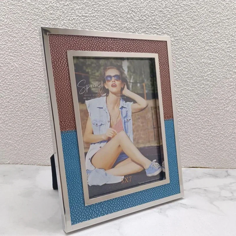 New style /6/7inches Metal Picture Frames Digital photo frame aesthetic decoration accessories for home decor