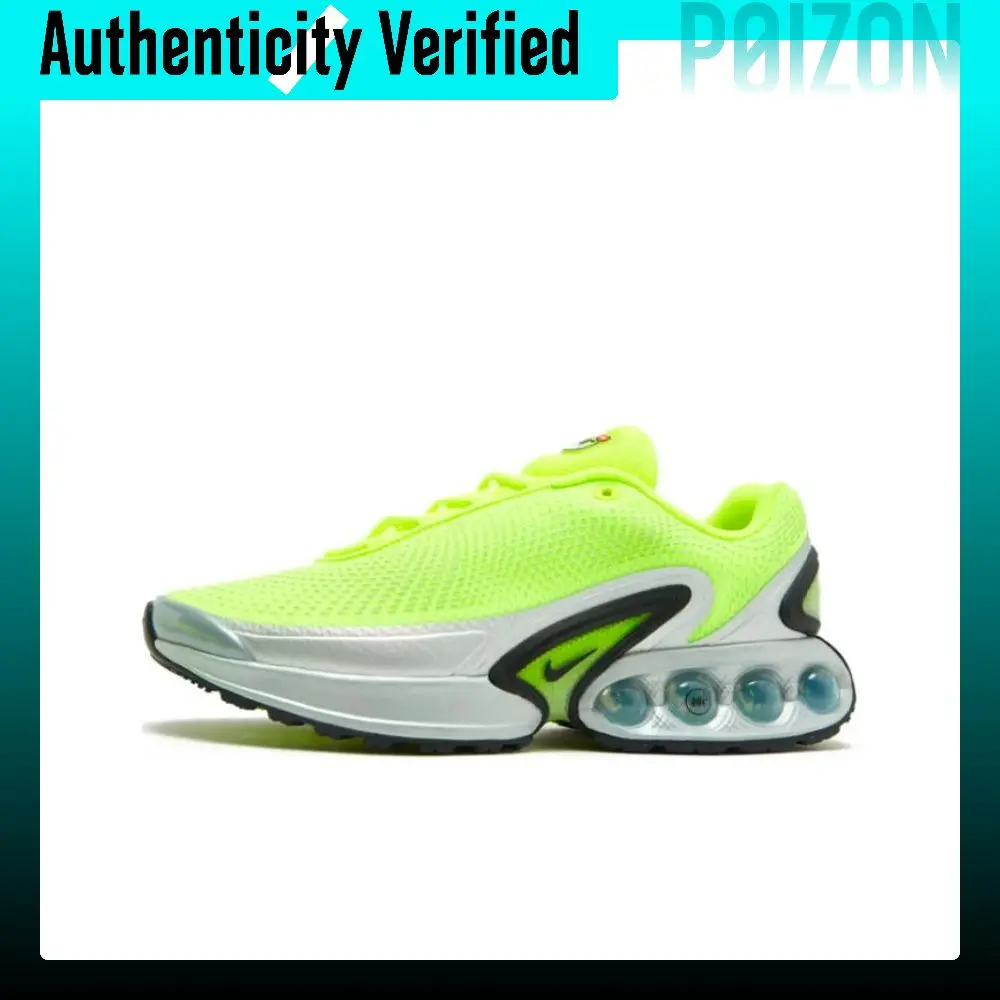 Nike Air Max Dn Fabric Cushioning, Wear Resistant Low top Casual Shoes Men's Bright Green DV3337-700
