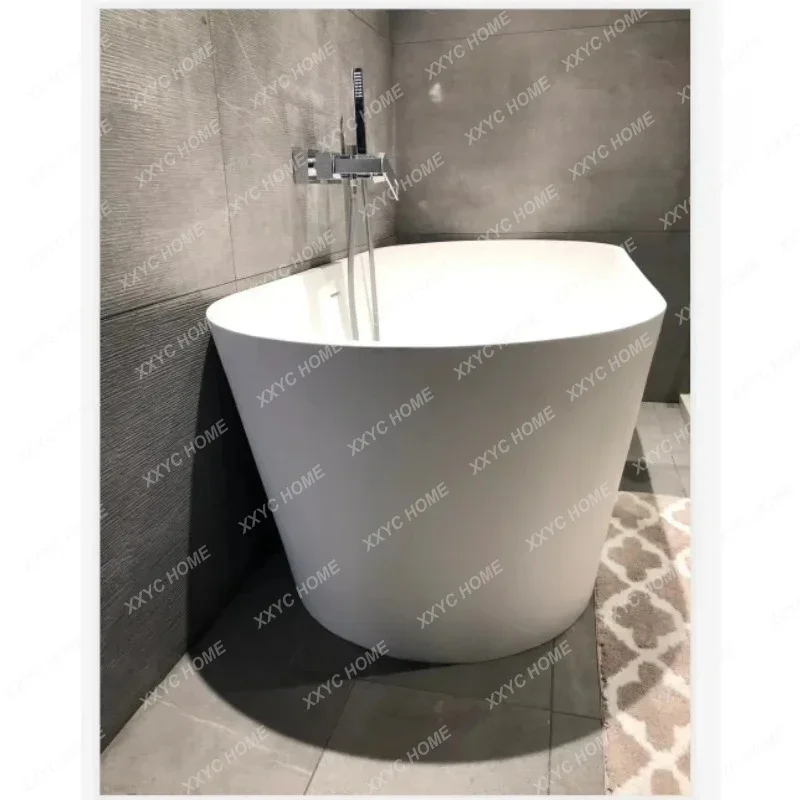 

Раковина для ванной комнаты QQHousehold: Элитная матовая ванна из искусственного камня для пятизвездочных отелей