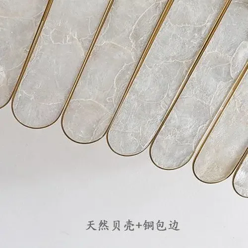 Nordic Shell Wall Light Banheiro Espelho Lâmpada Vaidade Penteadeira Iluminação