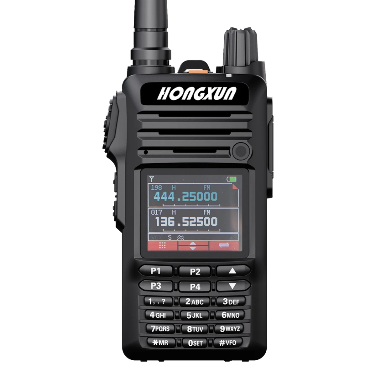 hx-dp4600-walkie-talkie-7w-uhf-vhf-4-bande-di-accoppiamento-con-un-tasto-scansione-del-canale-display-a-colori-batteria-di-grande-capacita-torcia-incorporata