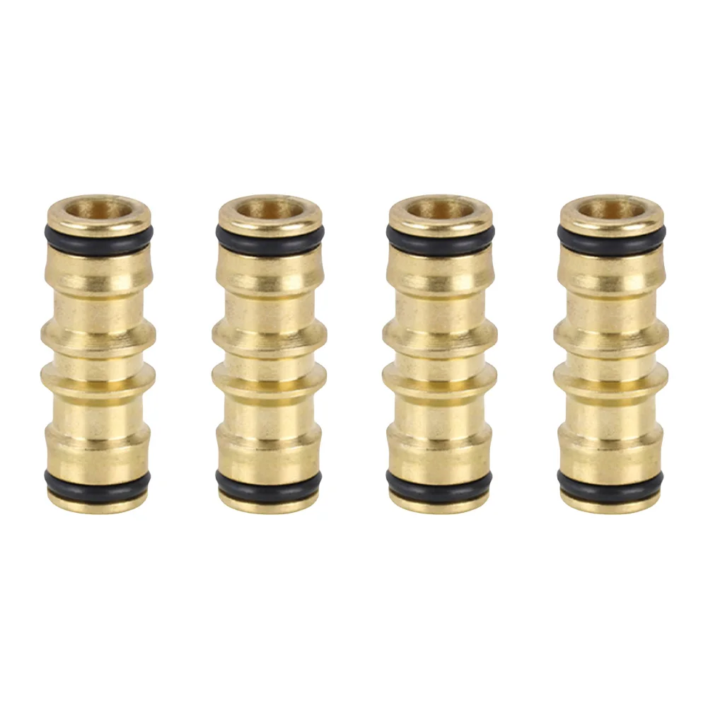 

Bidirectional Water Pipe Fittings Actuator Copper Quick Connector Hard-wearing Material Hose Extension Connection