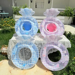 Inflatable Swimming Ring Pool Float Swim Accessory Swim Tube For Water Sports Swimming Circle Swim Float 