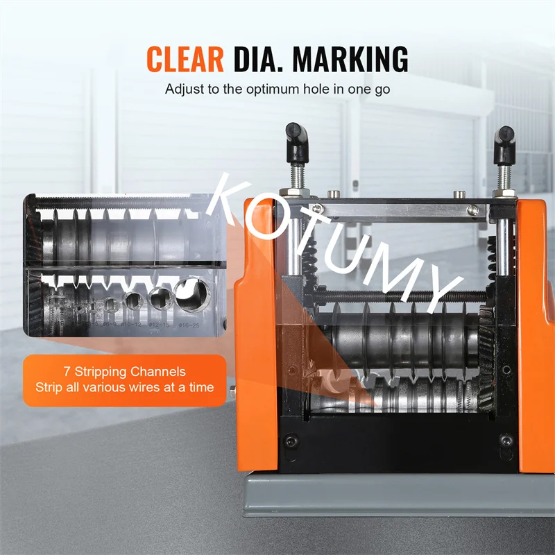 Electric Wire Stripping Machine 60W 1.5-25mm  Stripping Depth   Electric Cable Stripping Machine Automatic Stripping Machine