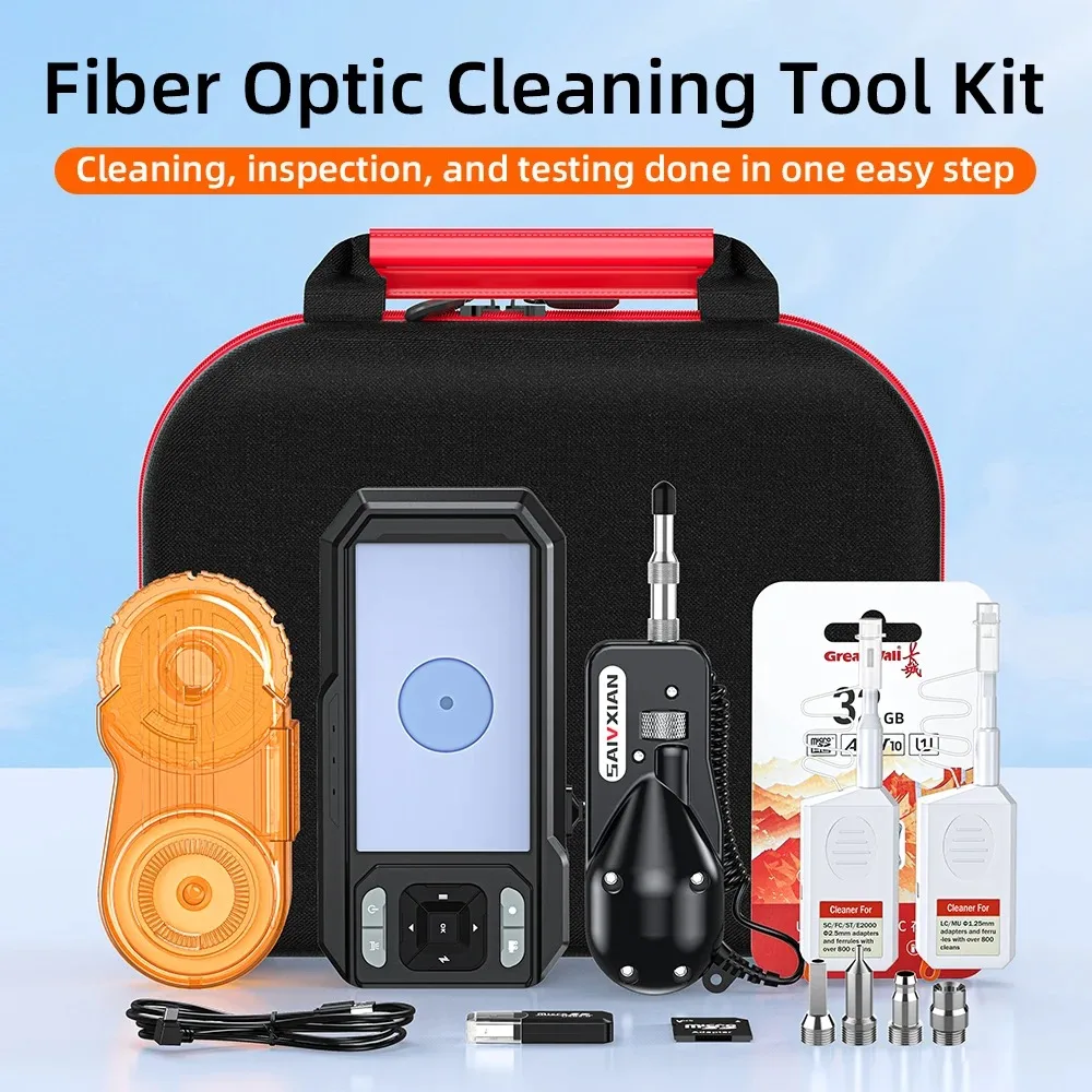 

A-600V оптоволоконный осмотр, детектор торца, микроскоп, инструмент для оптической очистки для прецизионных оптических компонентов