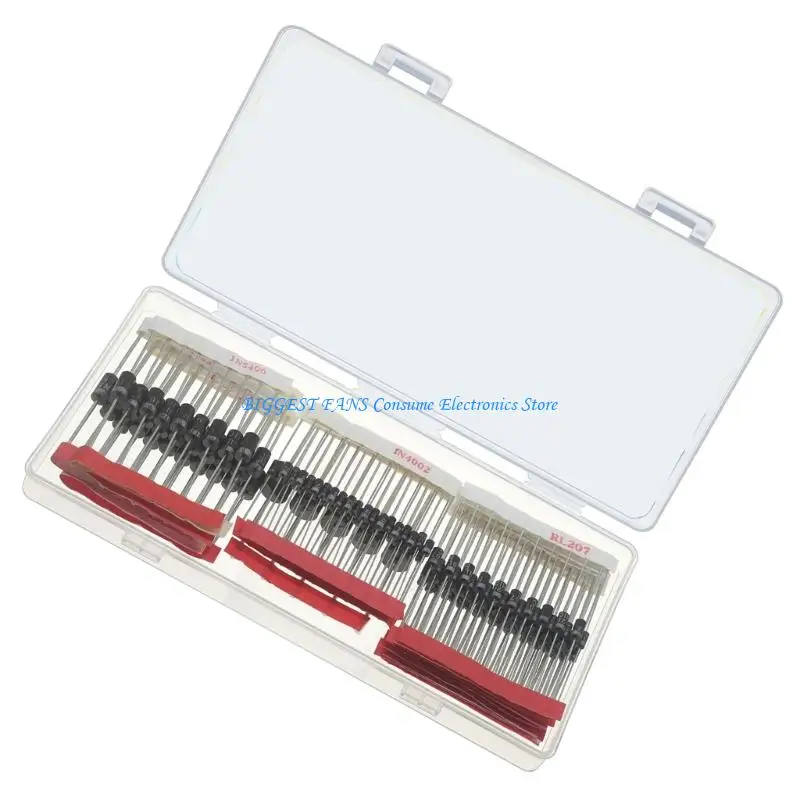 

Набор из 200 различных диодов со спецификациями выпрямителя для комплекта решений по эффективному управлению питанием