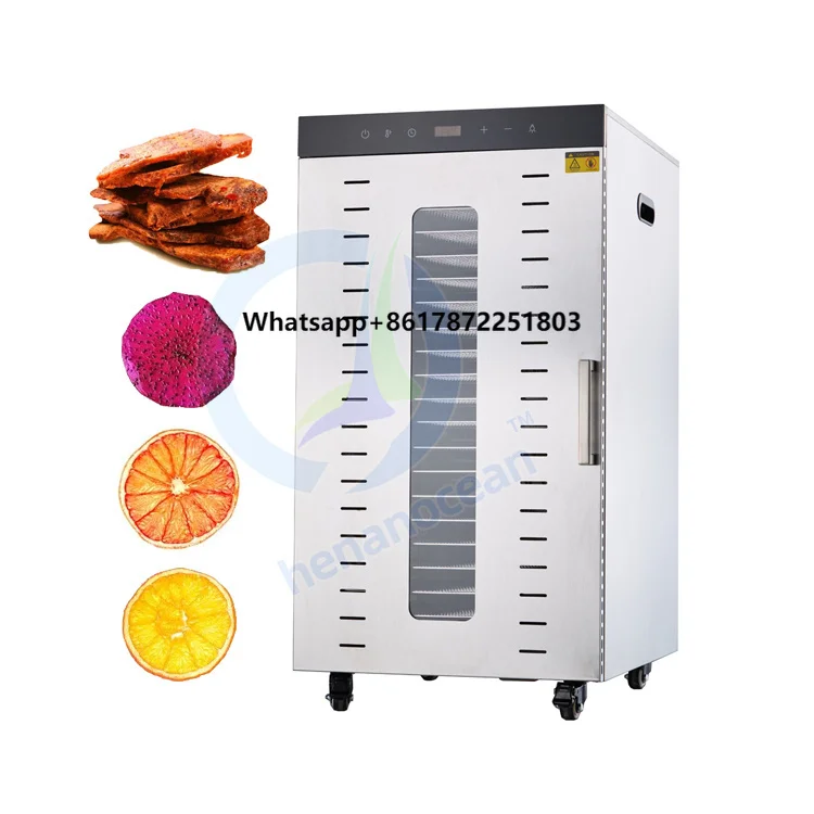 

Industrial Steel Lab Drying Oven Fruit and Vegetable Dryer Food Dehydrator 16 Tray Dehydration Machine