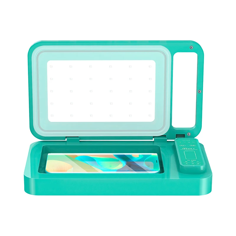 TUOLI Macchina per laminazione sottovuoto con pellicola UV ultraleggera Macchina per laminazione con pellicola idrogel a polimerizzazione UV per telefono cellulare