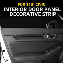 For HONDA 2022-2025 11th CIVIC Sedan Hybrid Si Type R Interior door panel decorative strip accessories
