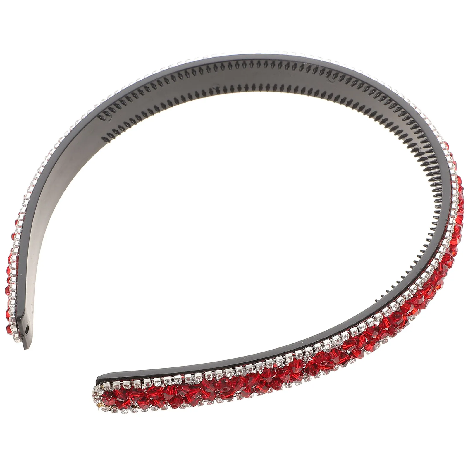 Shiny Rhinestone Headband for Women Elegant Bridal Hairband Glitter Rhinestone Hairband Wedding Engagement Party Baby Shower Use