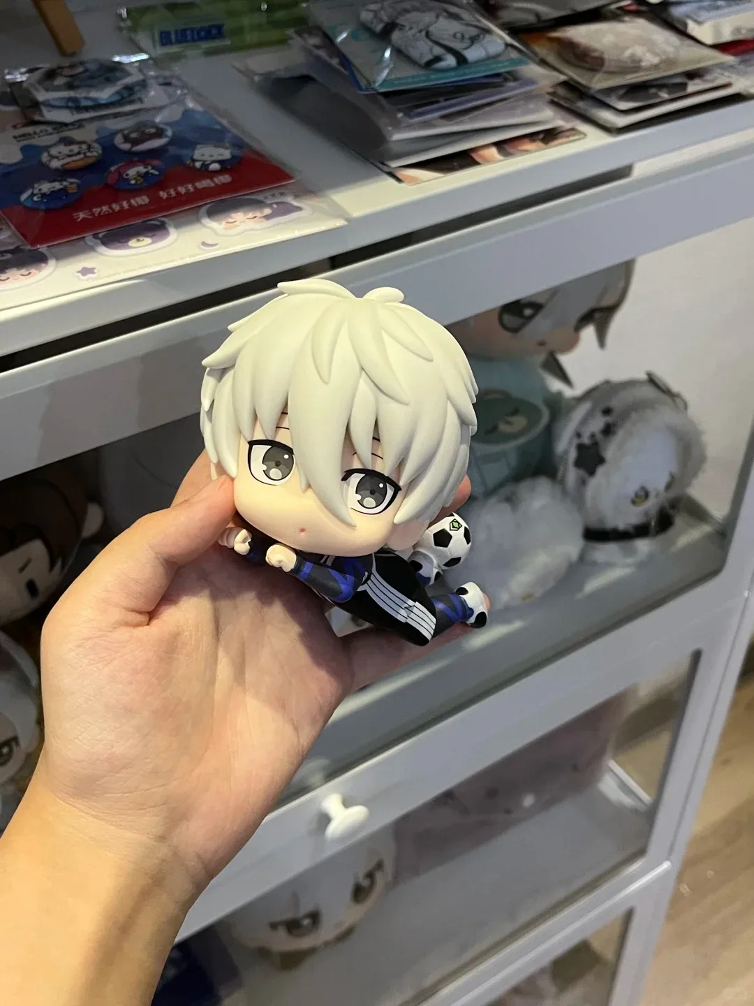 Auf Lager 10cm Blue Lock Anime Figur Q-Version Isagi Yoichi/Nagi Seishiro Actionfigur Sammlermodell Puppe Spielzeug Geburtstagsgeschenke – Detail 16