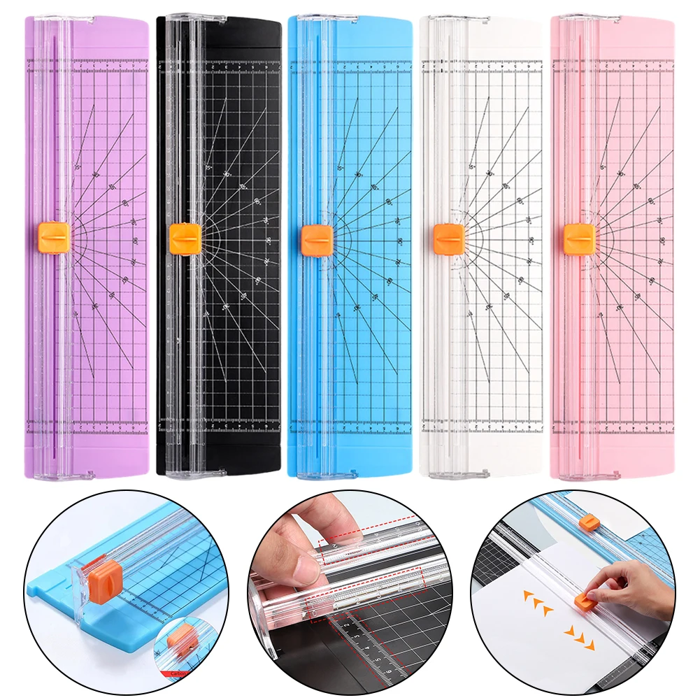 Small Automatic A4 Paper Cutting Machine Paper Cutter Art Trimmer Craft Photo Blades Scrapbook Office Home Stationery