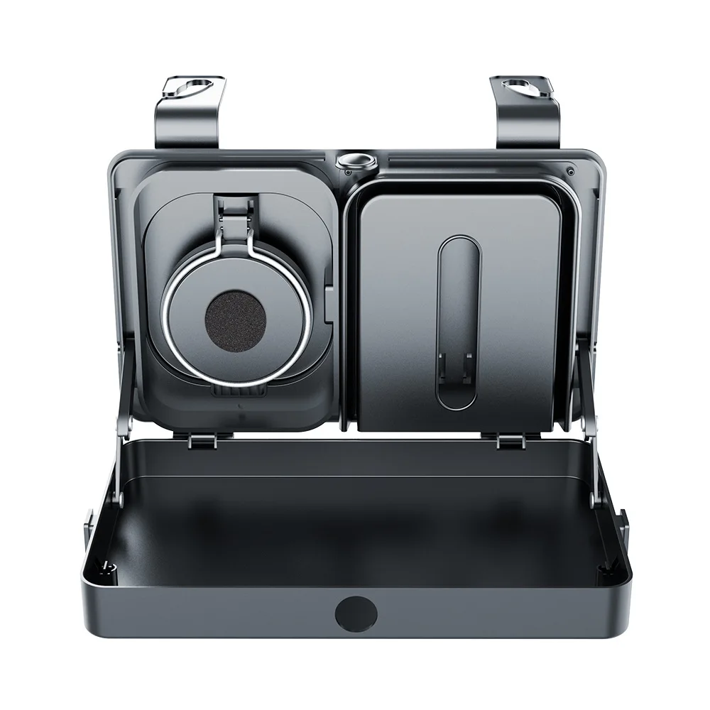 

Car Backseat Table Food Tray Organizer With Cup Holder Tissue Box Auto Headrest Table Auto Cup Holder Dinner Tray Car Interior