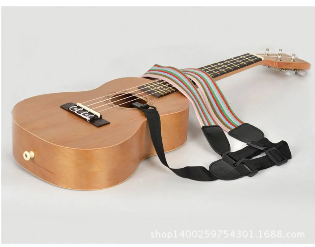 Yukrili Small Guitar Neck Strap, Instrument Shoulder Strap, Hanging Strap, 21 \