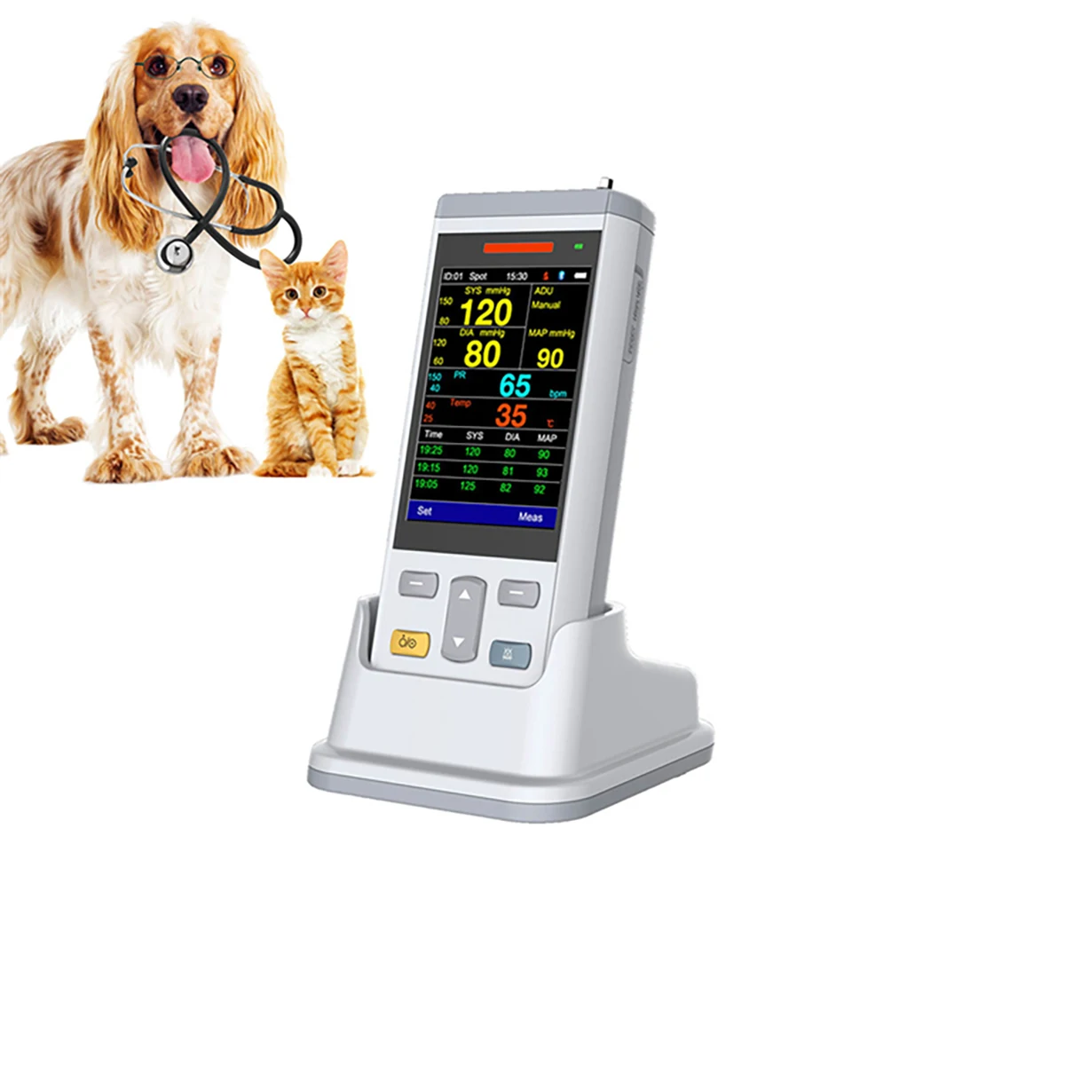 multi-parameter supervise price for Vet SPO2 NIBP ETCO2 TEMP CW10