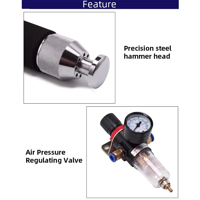 يده الهوائية الإطارات إصلاح مطرقة الهواء أداة تدليك مستقيمة الأحذية الجلدية إصلاح آلة ختم الحواف للاستخدام الصناعي