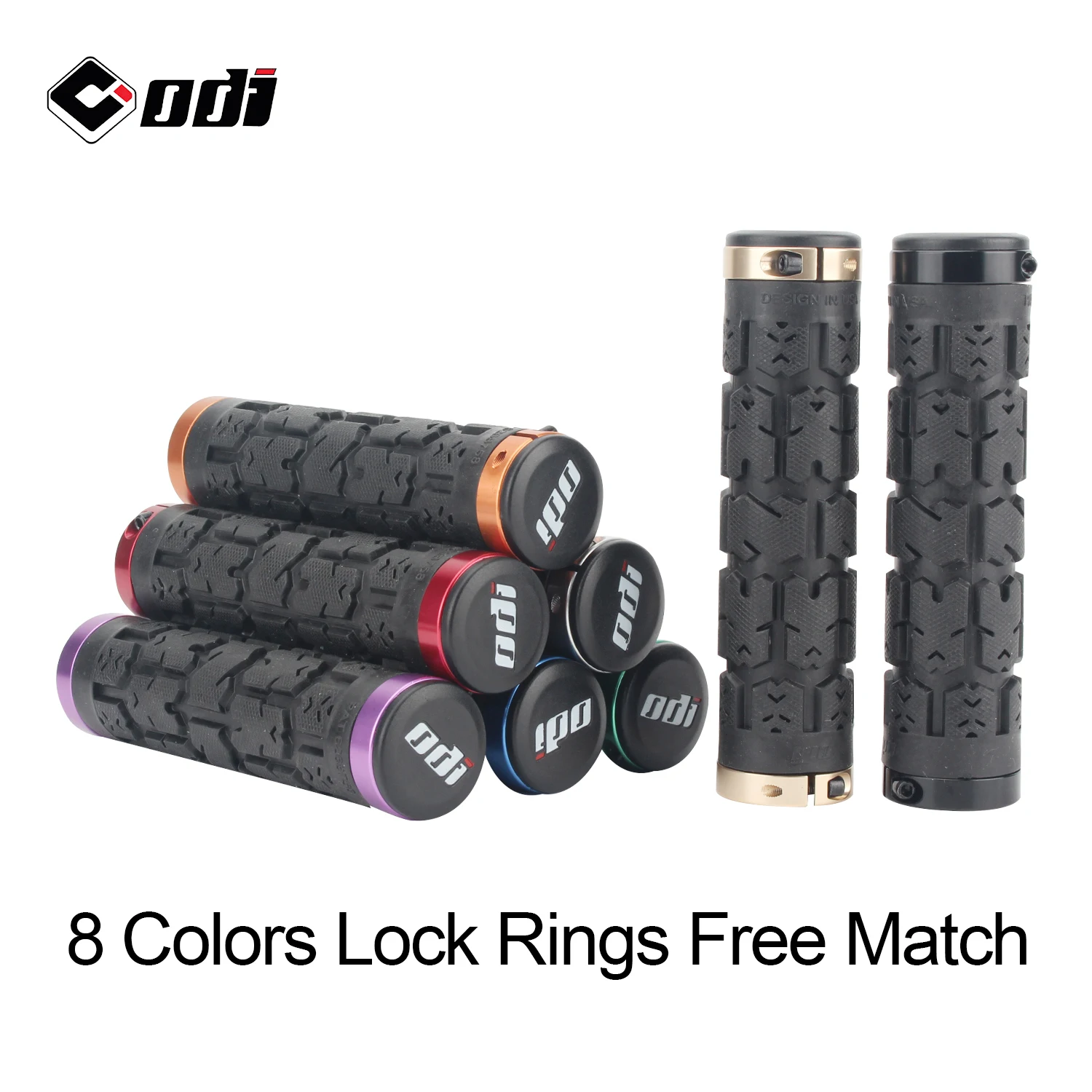 ODI RG01 Bicycle Handlebar Grips Rogue Lock-on Anti-Slip Shock Absorption Handle Cover Double Locking for MTB/Road Bike Parts