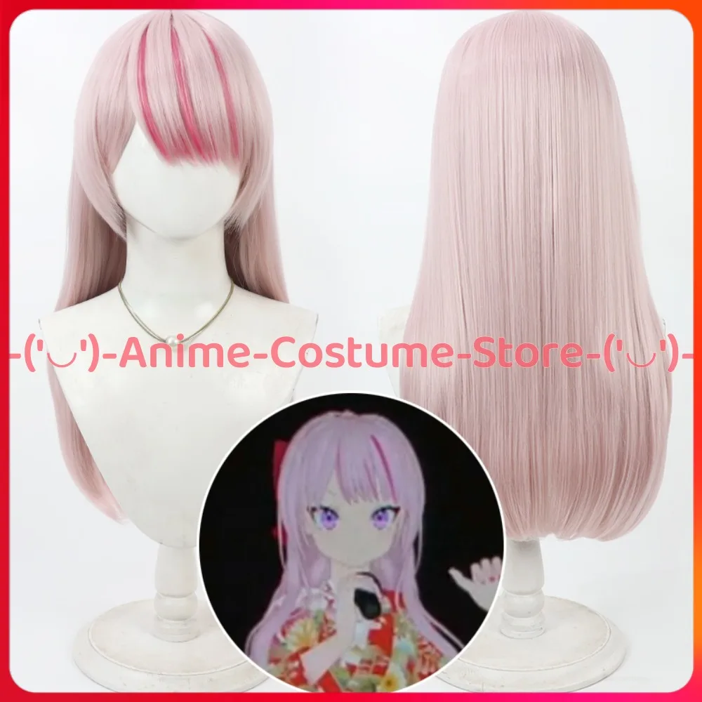 

VTuber Tanaka Hime Косплей Парик Кимоно Аниме Игровой Персонаж Хэллоуин Карнавальный Костюм Парики Термостойкие Синтетические Волосы