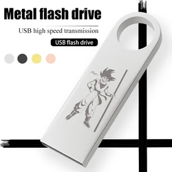 Goku USB Flash Drive Metal Pen Drive 16GB 32GB 64GB 128GB Pendrives Waterproof USB Stick 2.0 Memory Stick classic anime