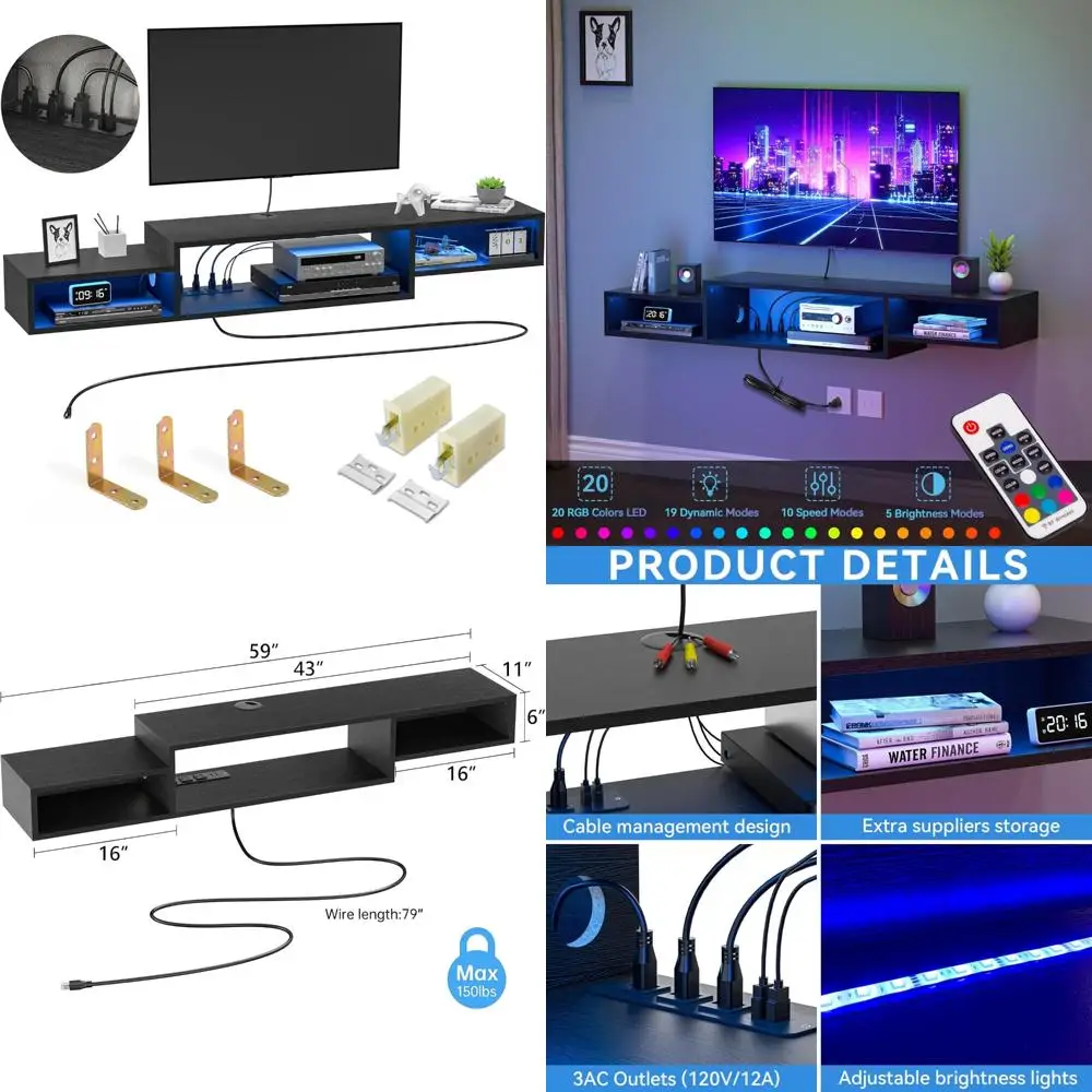 59 Inch Floating Tv… - image