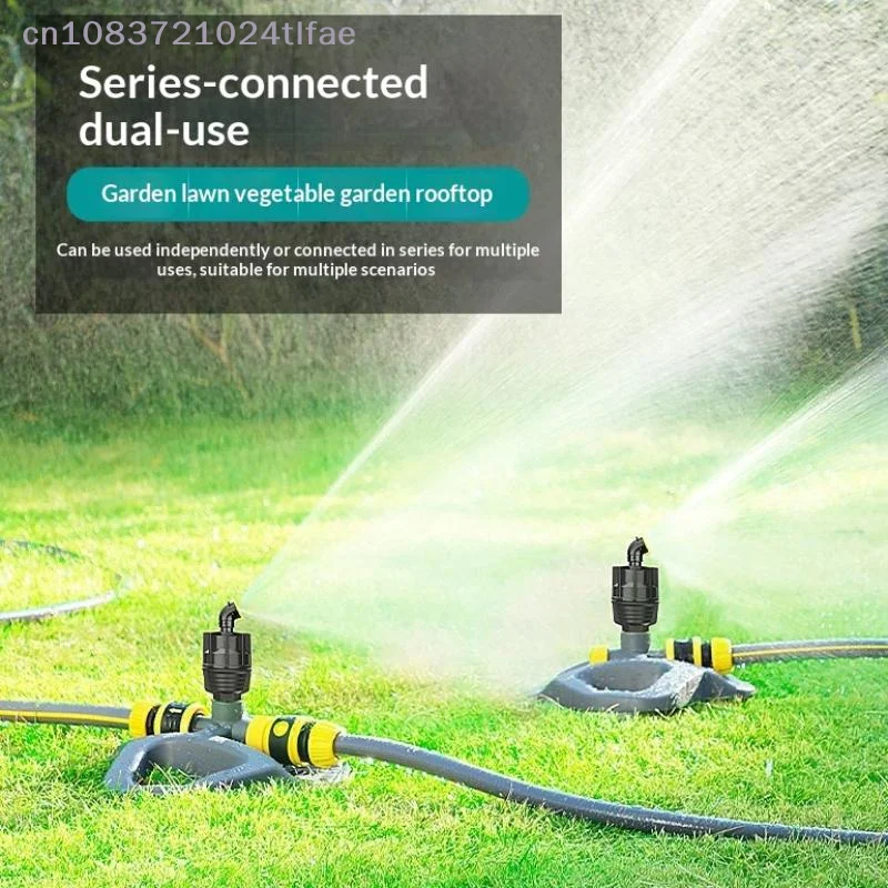 4 Points External Thread 360 Rotary Sprinkler Nozzle Bendable Elbow Adjustable Flow Garden Lawn Irrigation Micro Spray Head