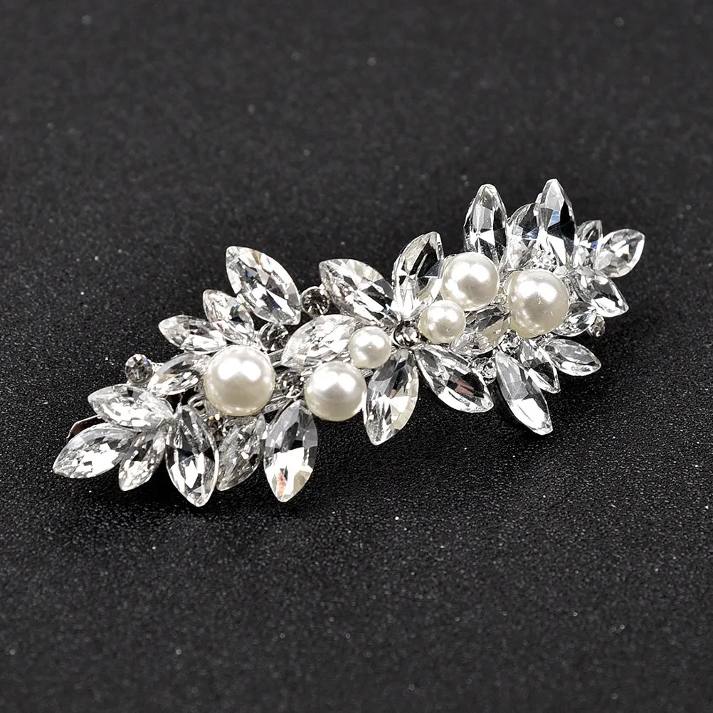 

Заколка-уточка из сплава с камнями, декоративная заколка-барретт, свадебная заколка для волос, женские аксессуары для волос, заколки для женщин