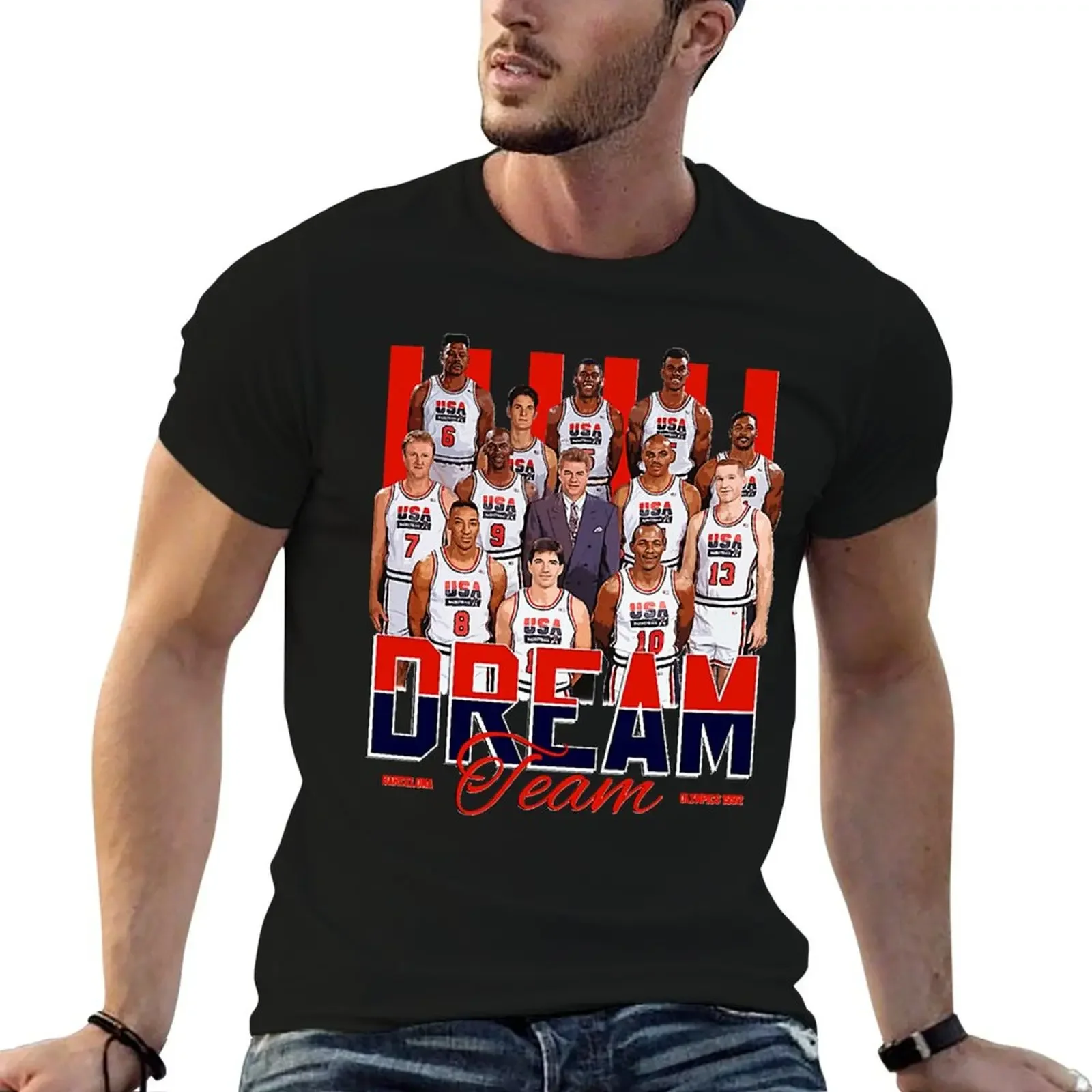 Dream Team T-Shirt quick-drying cute clothes Short sleeve tee customs funny t shirts men