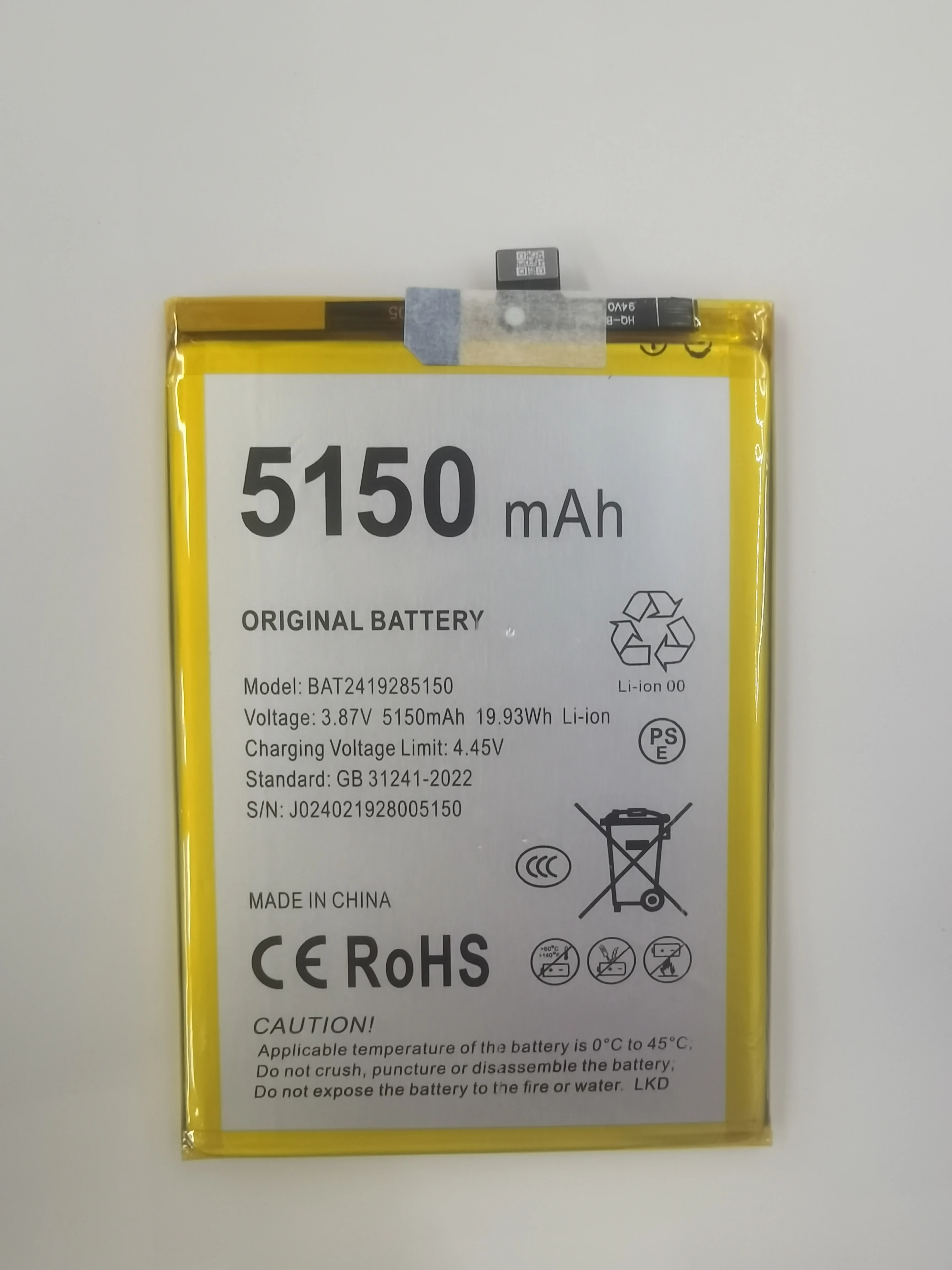 

BAT2419285150 3,87 В 5150 мАч аккумулятор для Doogee N55/N55 Pro аккумулятор мобильного телефона + инструменты