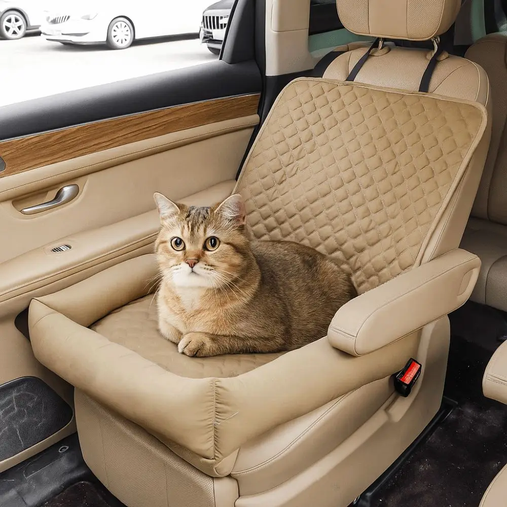 

Pet Supplies Waterproof Pet Car Seat Cover Folding Anti-Dirty Portable Dog Seat Detachable Washable Dog Car Seat for Dogs Cats