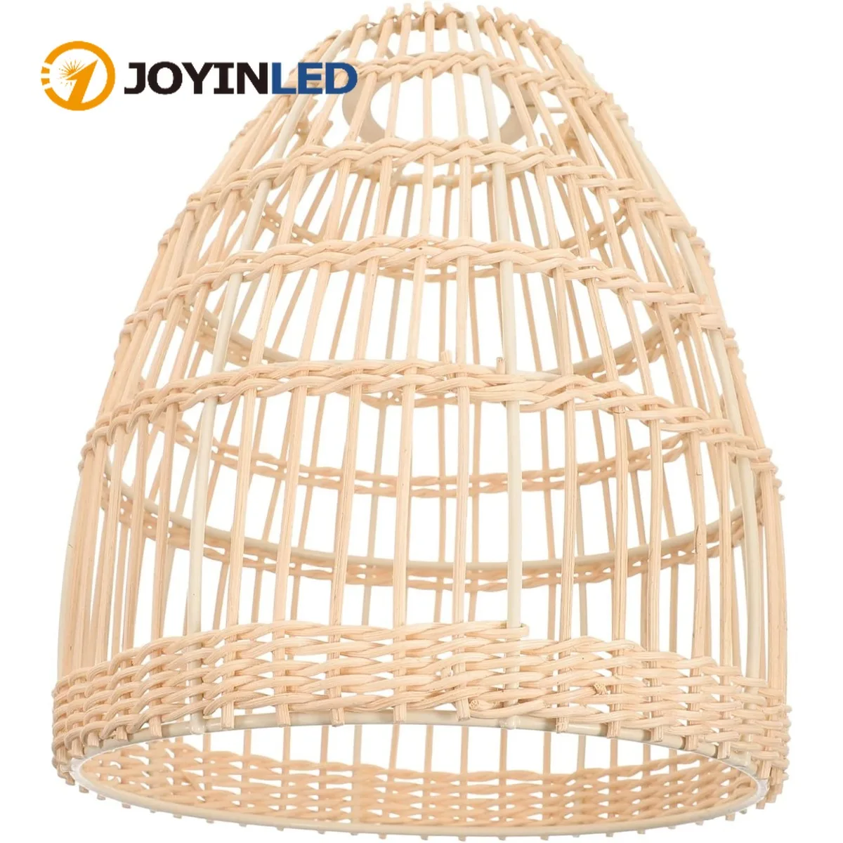 

1PCS Rustic Woven Rattan Chandeliers Handmade Rattan Lamp Shades Boho Home Room Decor E26/E27 Ceiling Pendant Light Fixtures