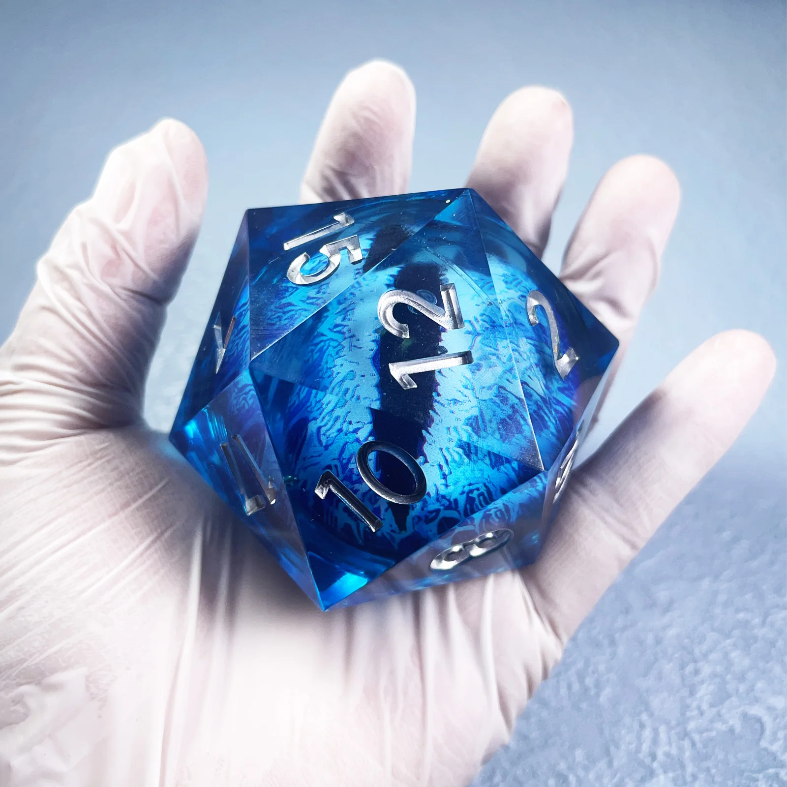 55 mm D20 Jumbo Bulk Eyes DND Eyes Dice Sharp für RPG Dungeons and Dragons Rollenspiele, Tischspiele, Requisiten, Spielzeugzubehör