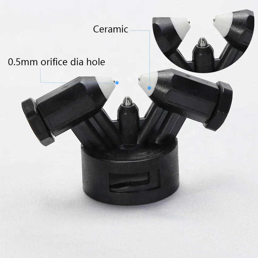 Plastic micron mini humidifier dry mist water atomization system air atomization nozzle