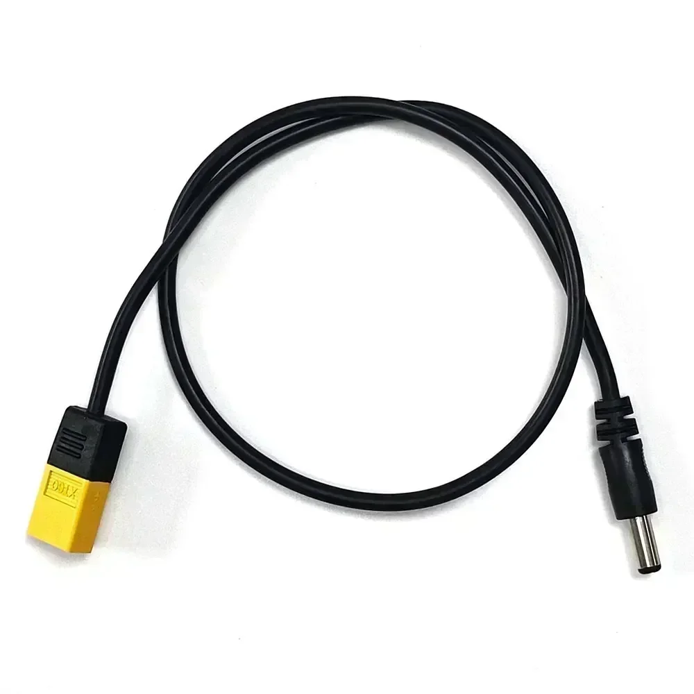 5.5x2.5mm XT60 Male Bullet Connector To Male DC5525 Power Cable Adaptor for TS101 Soldering Iron Electric Battery Charging Wire