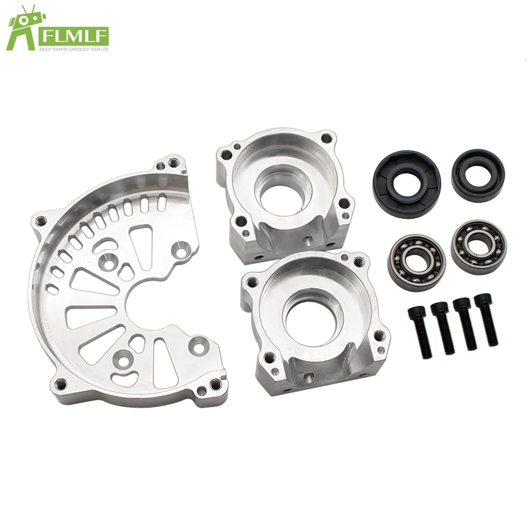 Alloy CNC Crankcase Contains Bearing+ Oil Seal of 26cc~30.5cc Engine for 1/5 HPI ROFUN ROVAN KM BAJA LT FG GoPed RedCat Rc Parts