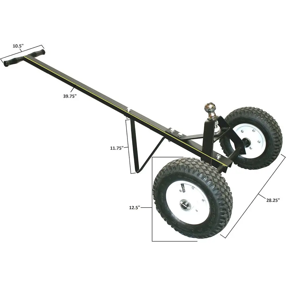 70225 Trailer Dolly with 12" Pneumatic Tires - 600 Lb. Maximum Capacity