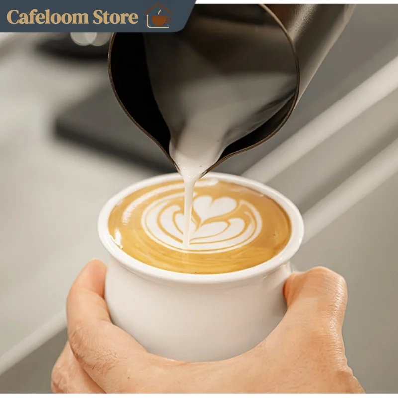 Timemore Trio Espresso Americano Latte Cup Set Ceramic Coffee Tasting Cups Espresso Shot Glasses Pour Over Milk Coffee Mugs - view 5