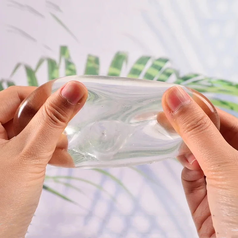 Balle anti-Stress à rebond lent, jouet à presser au sirop de maltose transparent pour adultes et enfants, jouet sensoriel anti-anxiété, cadeau de fête
