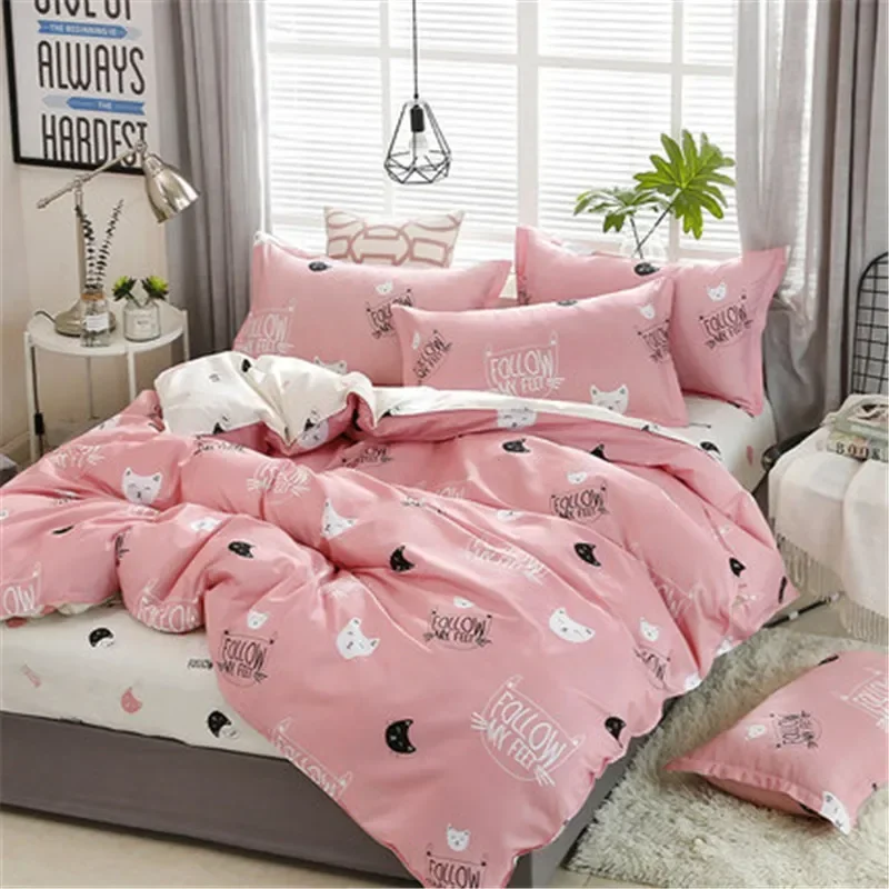 New Arrival 1pc Bedding cartoon animal flowers Duvet Cover Quilt Cover Double sided Bed Linings Bedclothes (no pillowcase sheet)